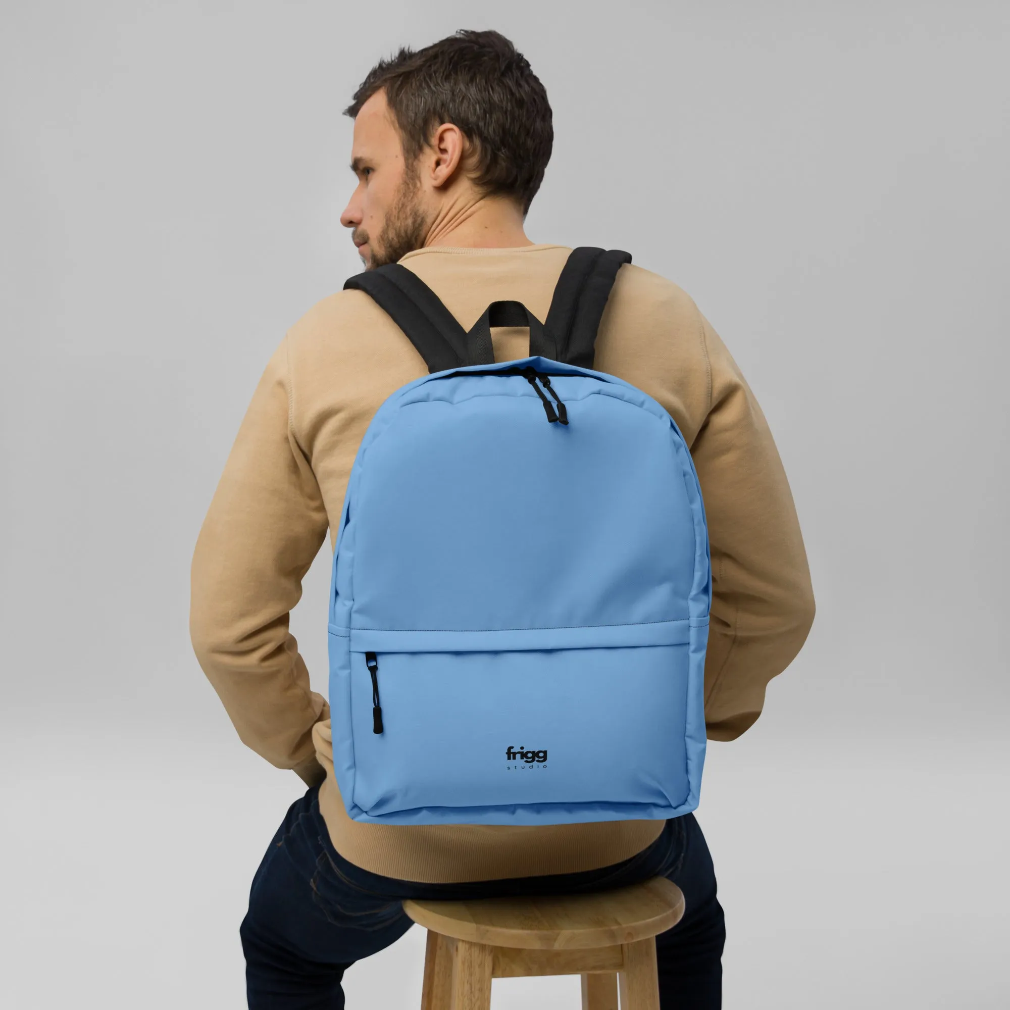JORDY BLUE - WATER-RESISTANT BACKPACK WITH LAPTOP POCKET