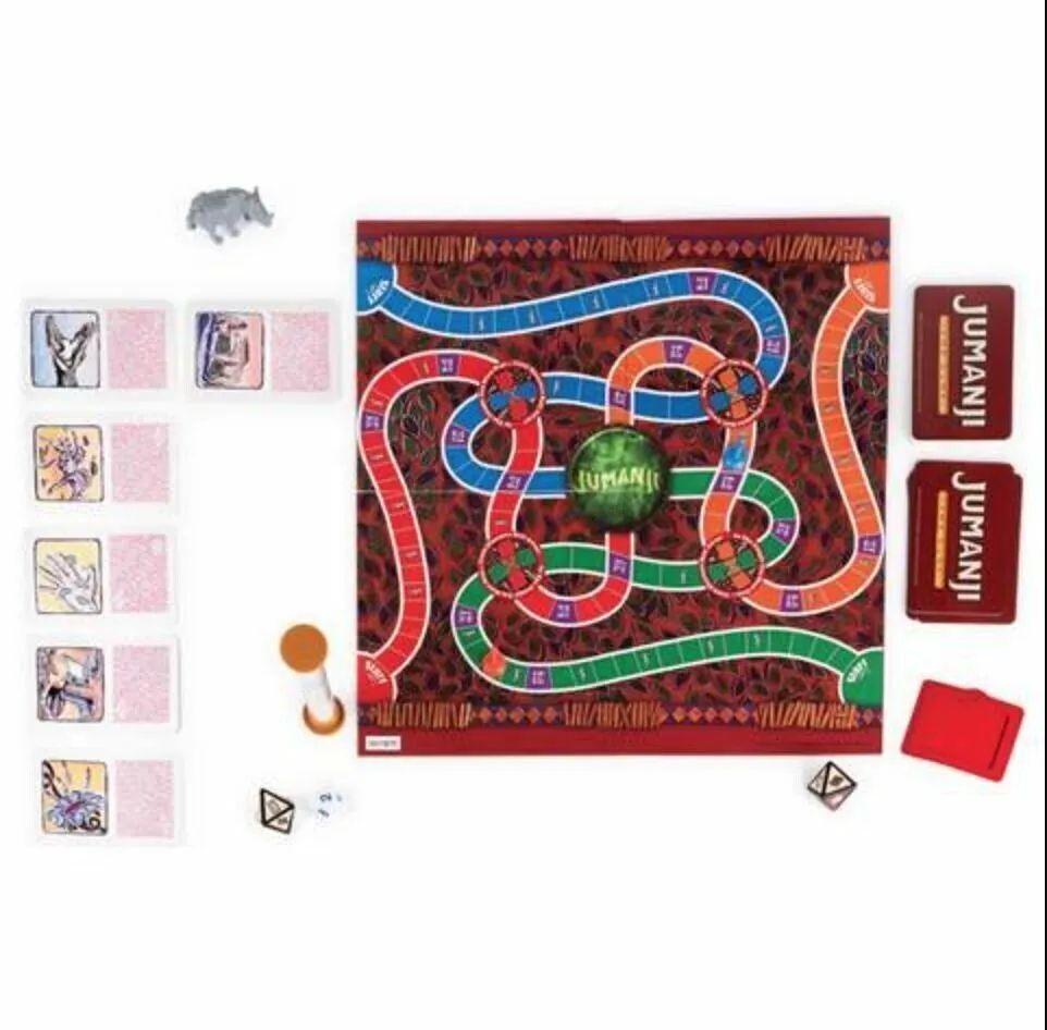 JUMANJI *THE GAME* Ready to ROLL FAST-PACED GAME! For 2 Players NEW! 5  (sealed)