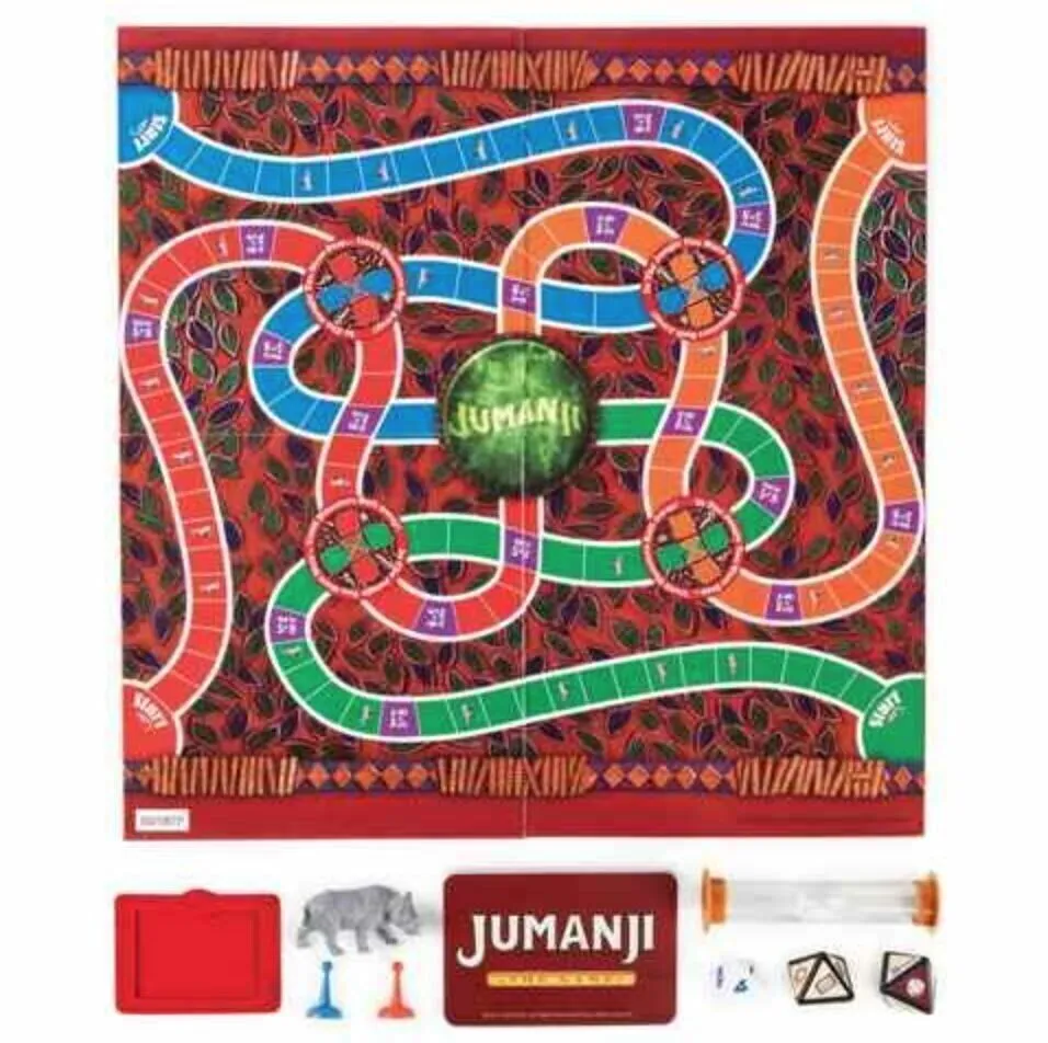JUMANJI *THE GAME* Ready to ROLL FAST-PACED GAME! For 2 Players NEW! 5  (sealed)
