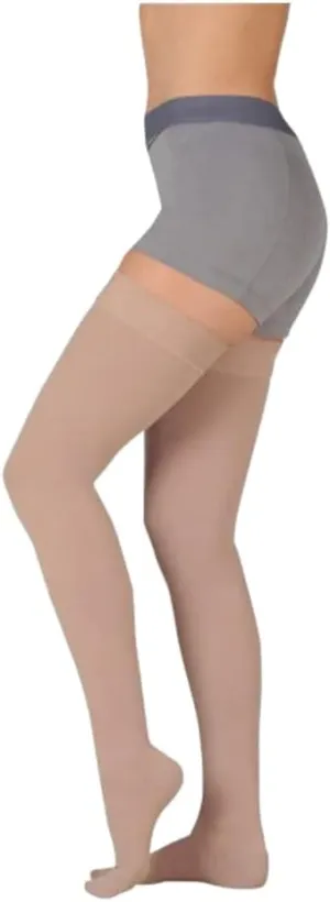 Juzo Basic 4411ag 20-30mmhg Thigh-High Closed Toe Compression Stocking