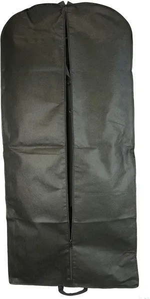 K-Cliffs 48” Basic Garment Bag for Suits Bridal Dress & Prom Gown Travel Storage Durable Breathable