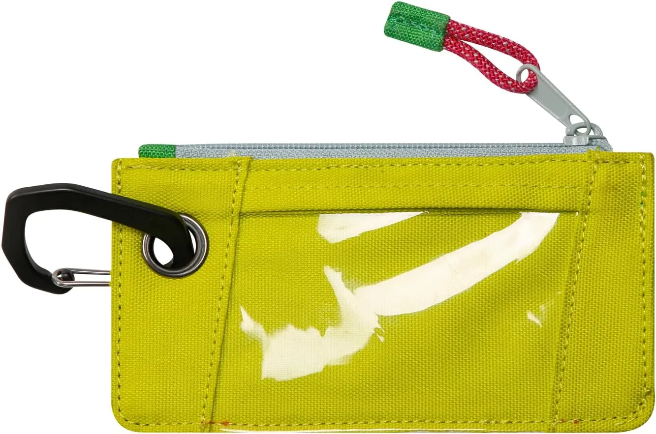 KAVU Clipper Card Case Double Sided Wallet with Clip Key Ring - Carnival