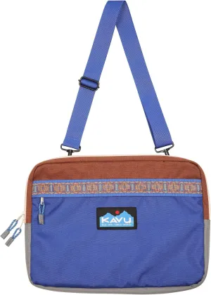 KAVU Tech Protect Laptop Tablet Case Semi Padded Water Resistant Sling Bag-Sepia Sky