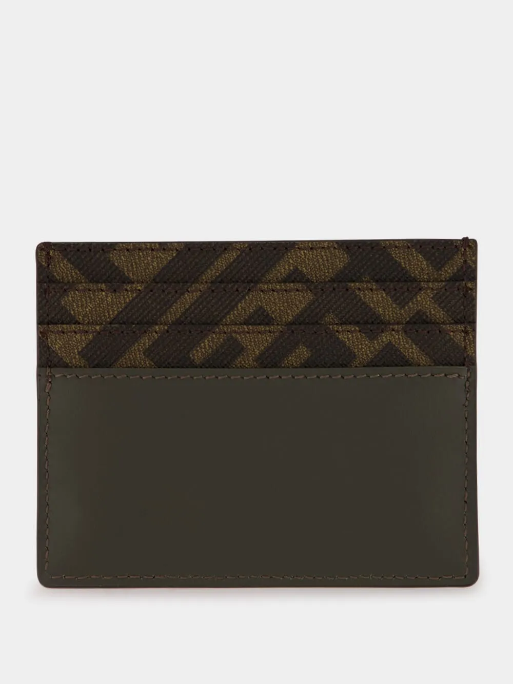 Khaki Green FF Squared Card Holder