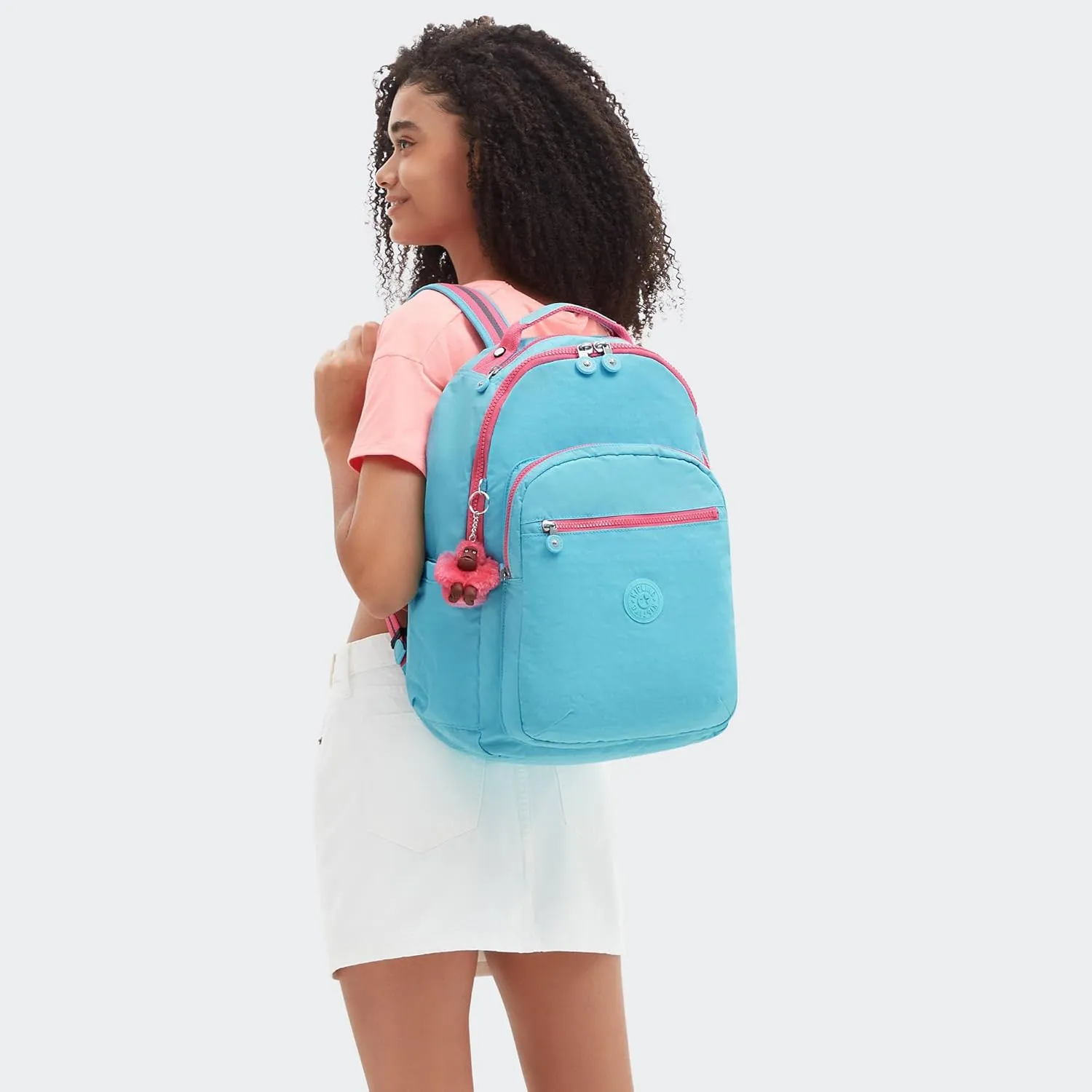 Kipling Women's Seoul 15" Laptop Backpack, Durable, Roomy with Padded Shoulder Straps, Built-In Protective Sleeve