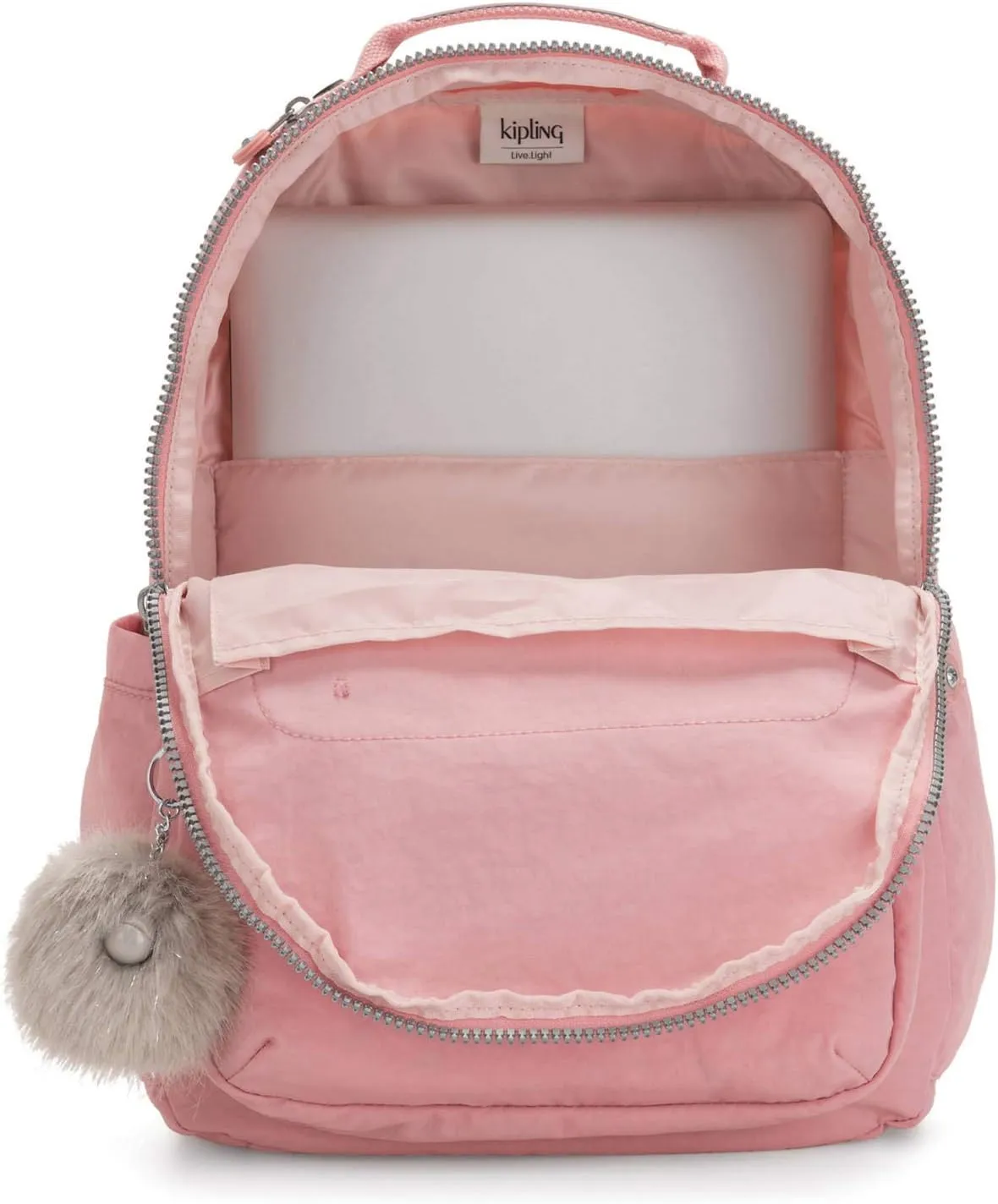 Kipling Women's Seoul 15" Laptop Backpack, Durable, Roomy with Padded Shoulder Straps, Built-In Protective Sleeve