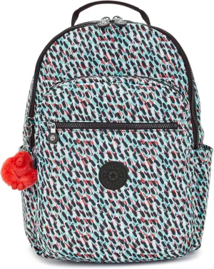 Kipling Women's Seoul 15" Laptop Backpack, Durable, Roomy with Padded Shoulder Straps, Built-In Protective Sleeve