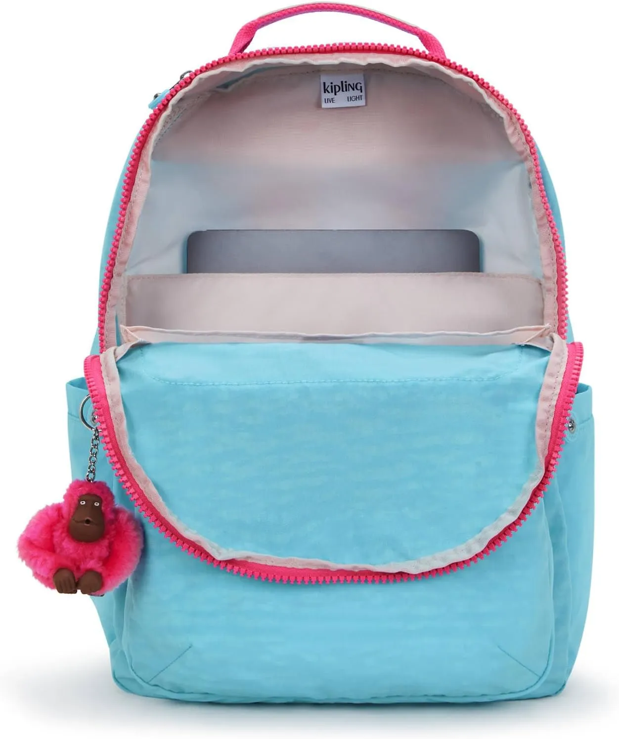 Kipling Women's Seoul 15" Laptop Backpack, Durable, Roomy with Padded Shoulder Straps, Built-In Protective Sleeve