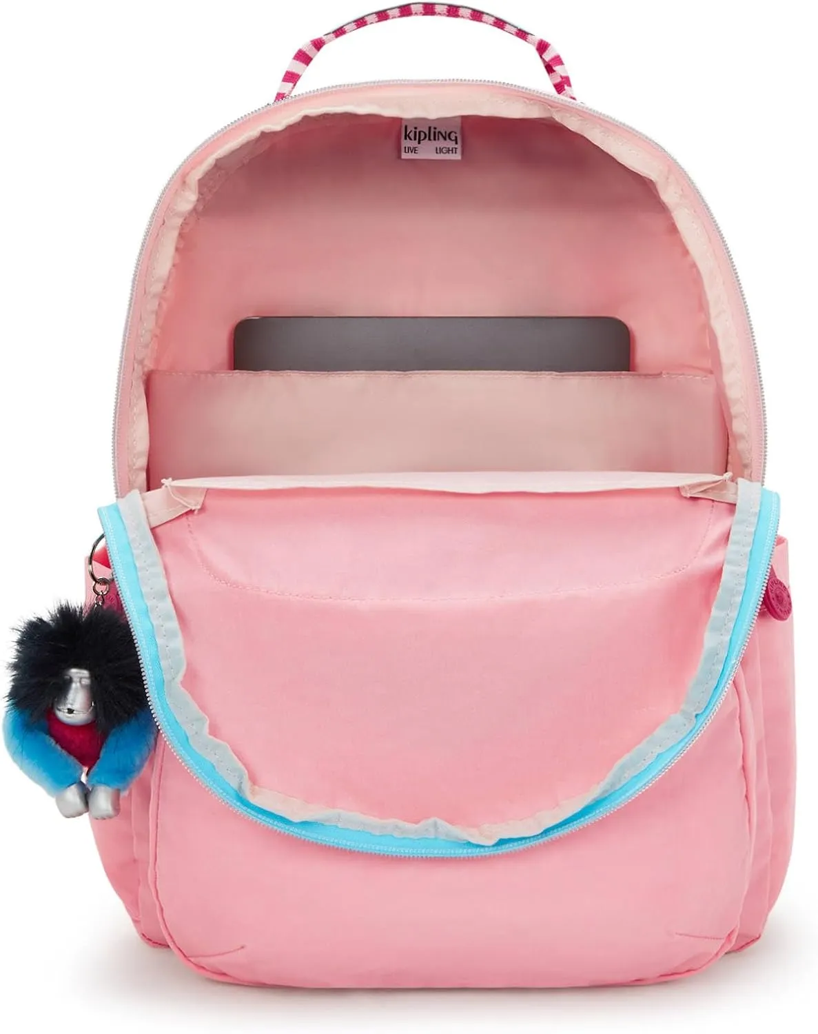 Kipling Women's Seoul Fc 15" Laptop Backpack, Durable, Roomy with Padded Shoulder Straps, Built-In Protective Sleeve