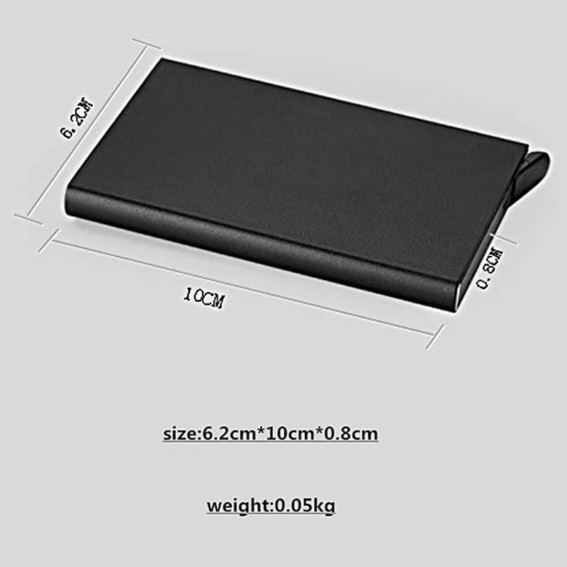 Knights Templar Wallet - Pop Up & Credit Card Holder Metal (5 colors)