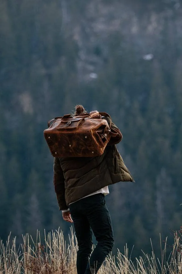 Kodiak Leather Weekender Duffle
