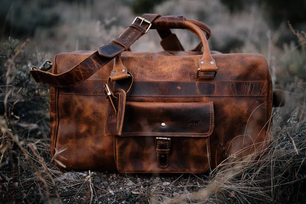Kodiak Leather Weekender Duffle
