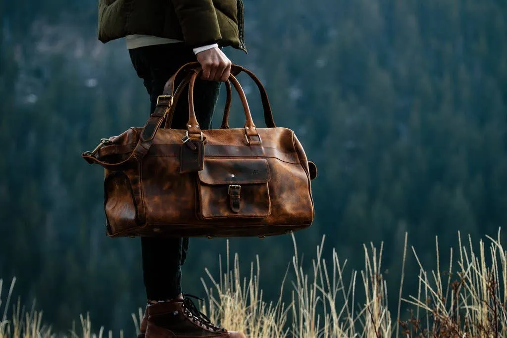 Kodiak Leather Weekender Duffle