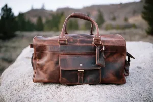 Kodiak Leather Weekender Duffle