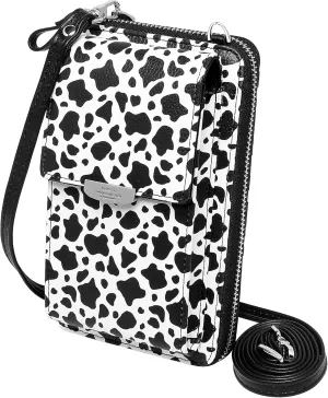 KUKOO Small Crossbody Bag Cell Phone Purse Wallet with Credit Card Slots for Women