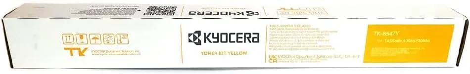 KYOCERA Genuine TK-8547Y Yellow Toner Cartridge for TASKalfa 4054ci, 5054ci (1T02YMAUS0)