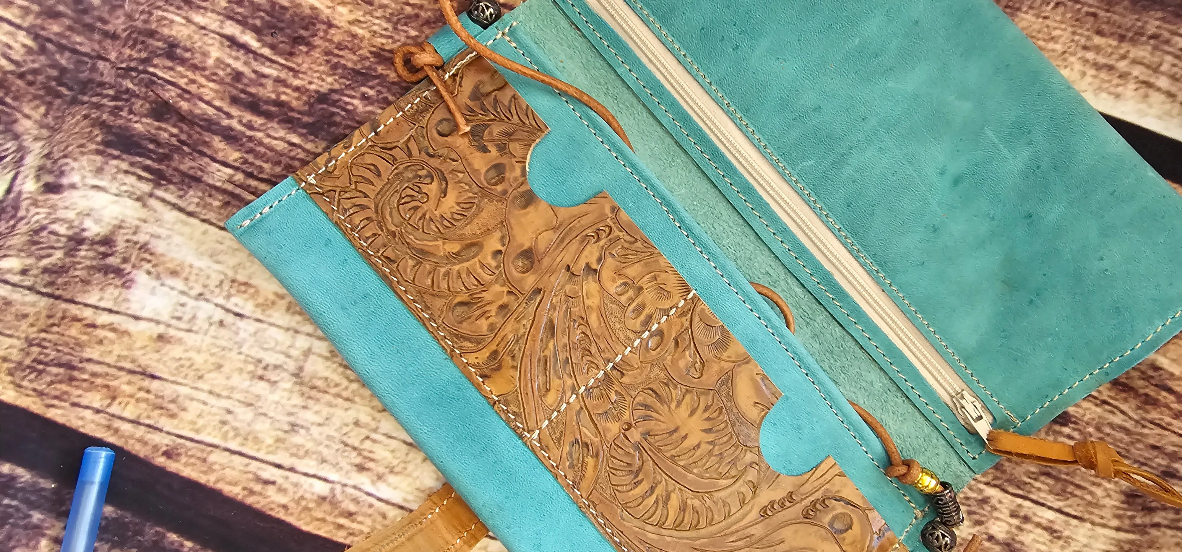 Lake Teal Essentials Wallet Cell Pouch