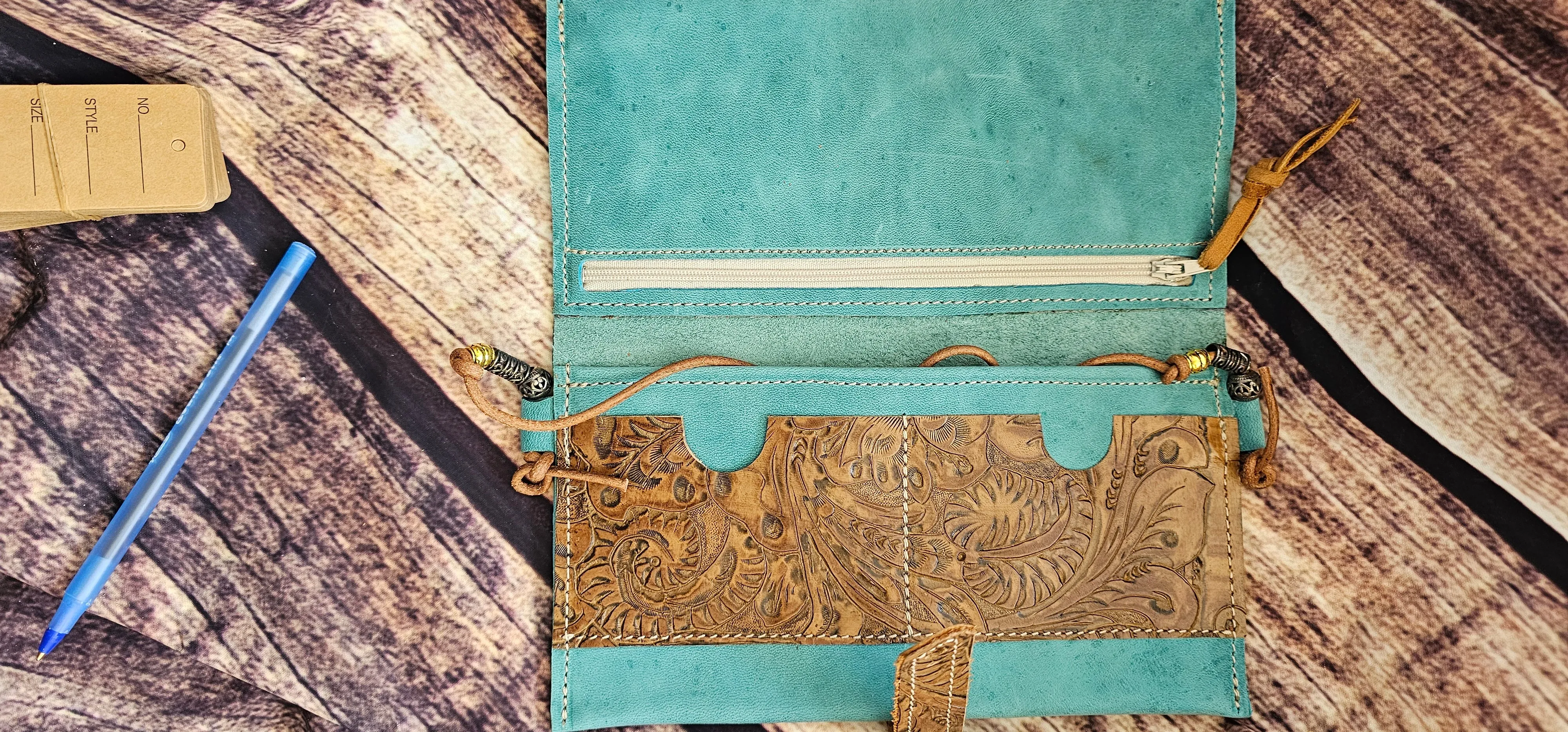 Lake Teal Essentials Wallet Cell Pouch