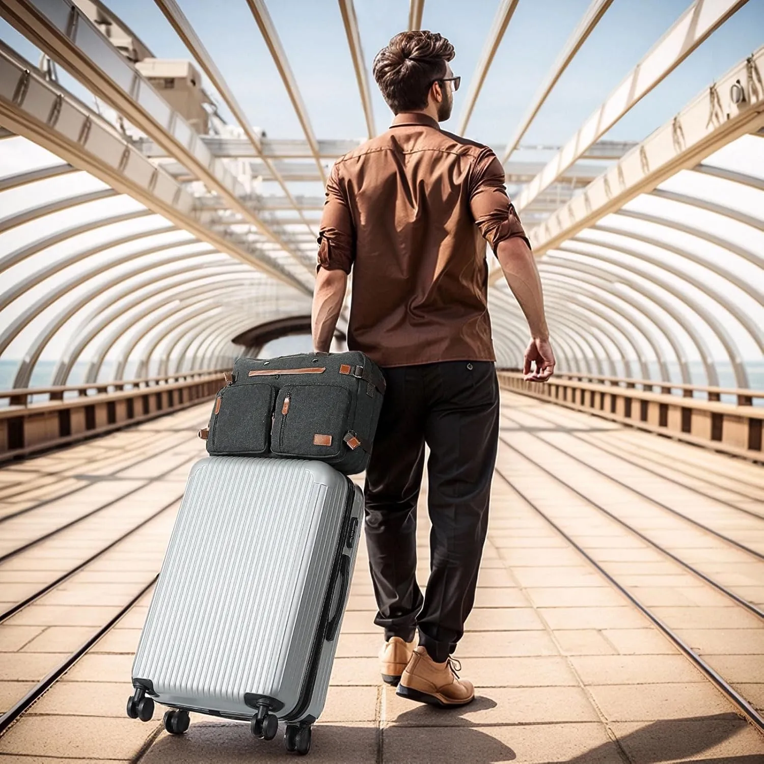 Laptop Backpack for Men, Versatile Design and Pockets for Organized Storage, Water-resistant