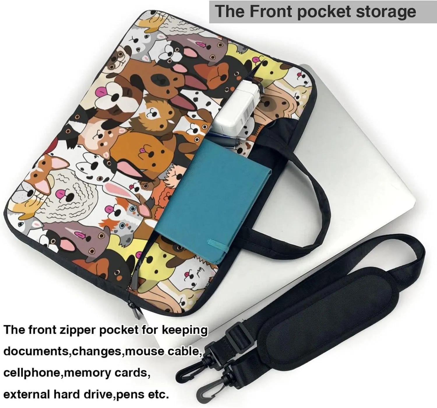 Laptop Bag For Women Men Laptop Case Briefcase for 13/14/15.6 Inch Laptop or Tablet Shoulder Messenger Computer Bag Sleeve