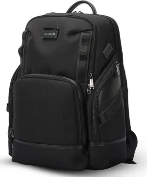 Laptop Business Backpack for Men & Women, Work Backpack Fits15.6 Inch, Premium Quality Travel Bag with USB Charging Port, Water-Resistant, Durable Nylon, Computer Bookbag with Multiple Pockets