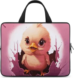 Laptop Carrying Case 13 Inch Chicken Hatches Laptop Bag for Men Women Computer Bag Messenger Bag for Work