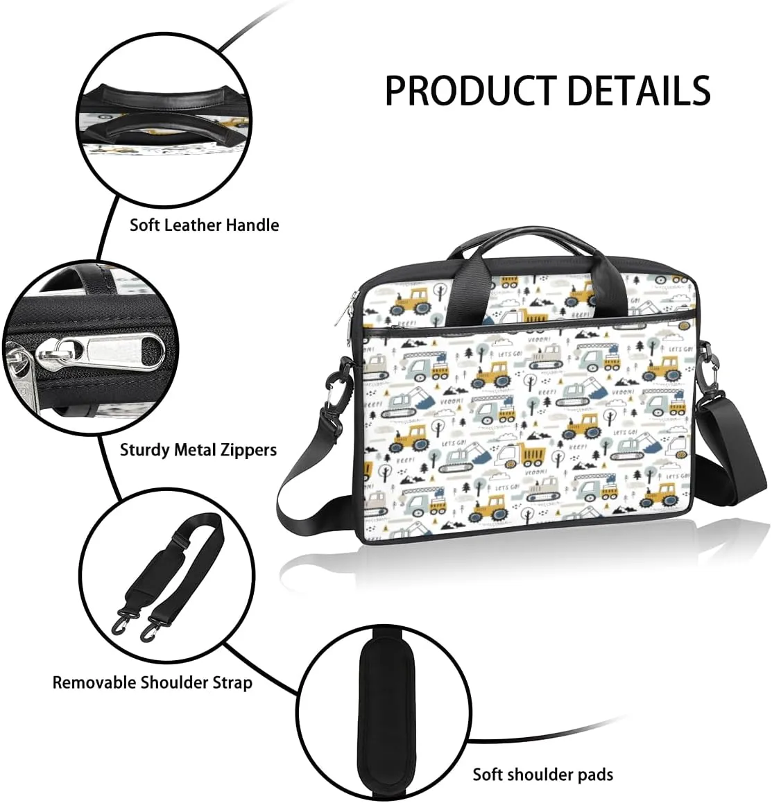 Laptop Case Bag,15.6 inch Laptop Sleeve Bag,Shockproof Protective Computer Cover,Water Resistant Notebook Briefcase（25）