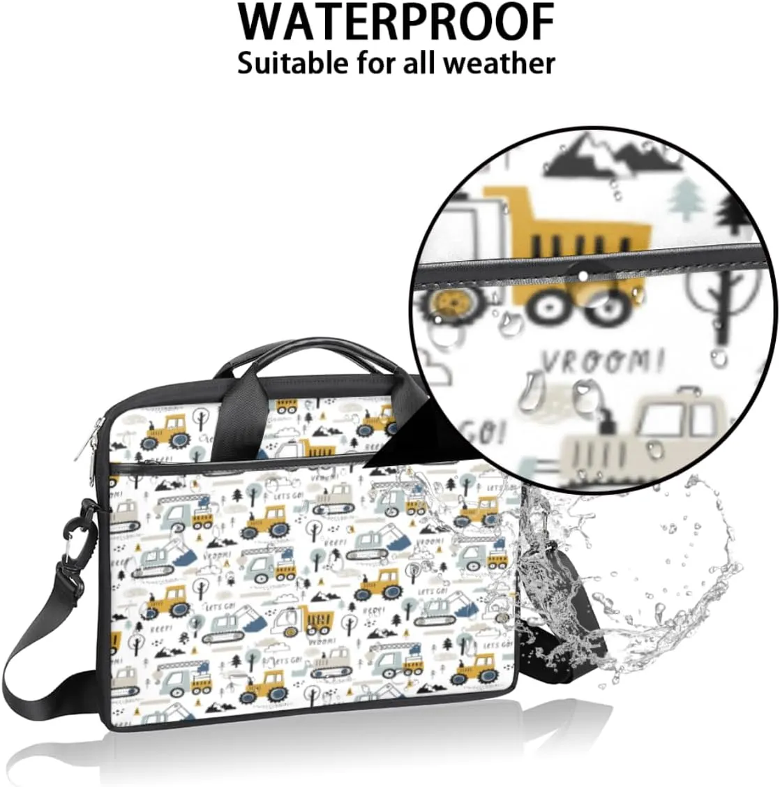 Laptop Case Bag,15.6 inch Laptop Sleeve Bag,Shockproof Protective Computer Cover,Water Resistant Notebook Briefcase（25）