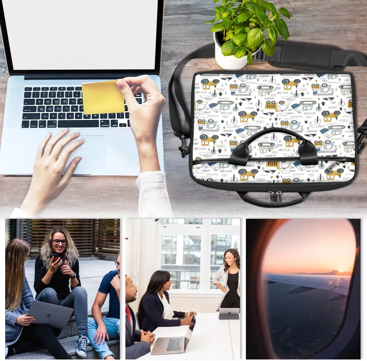 Laptop Case Bag,15.6 inch Laptop Sleeve Bag,Shockproof Protective Computer Cover,Water Resistant Notebook Briefcase（25）