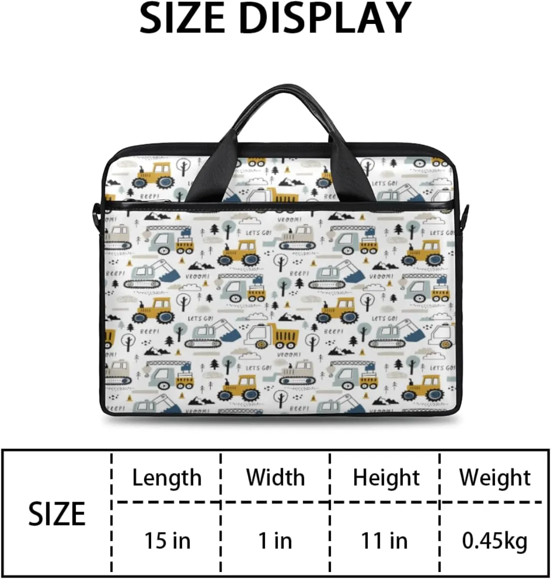 Laptop Case Bag,15.6 inch Laptop Sleeve Bag,Shockproof Protective Computer Cover,Water Resistant Notebook Briefcase（25）