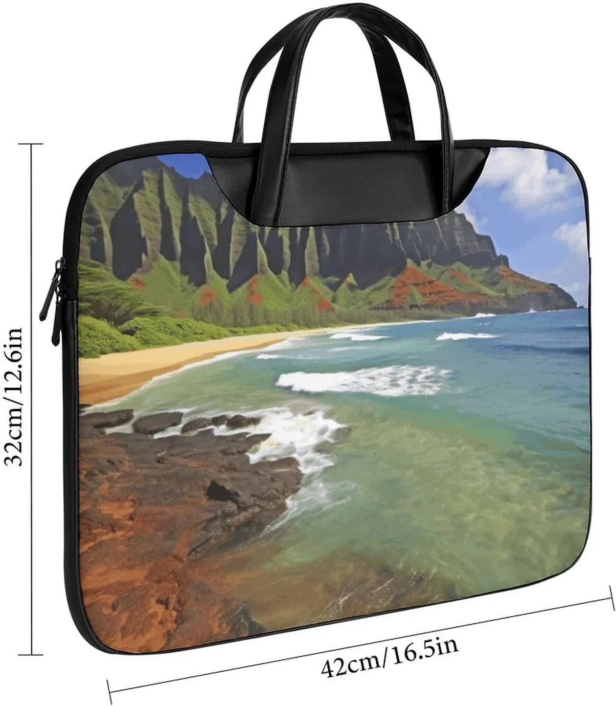Laptop Shoulder Bag 16.5 Inch Laptop Bag North American Bald Eagle Computer Bag Messenger Bag for Men Women