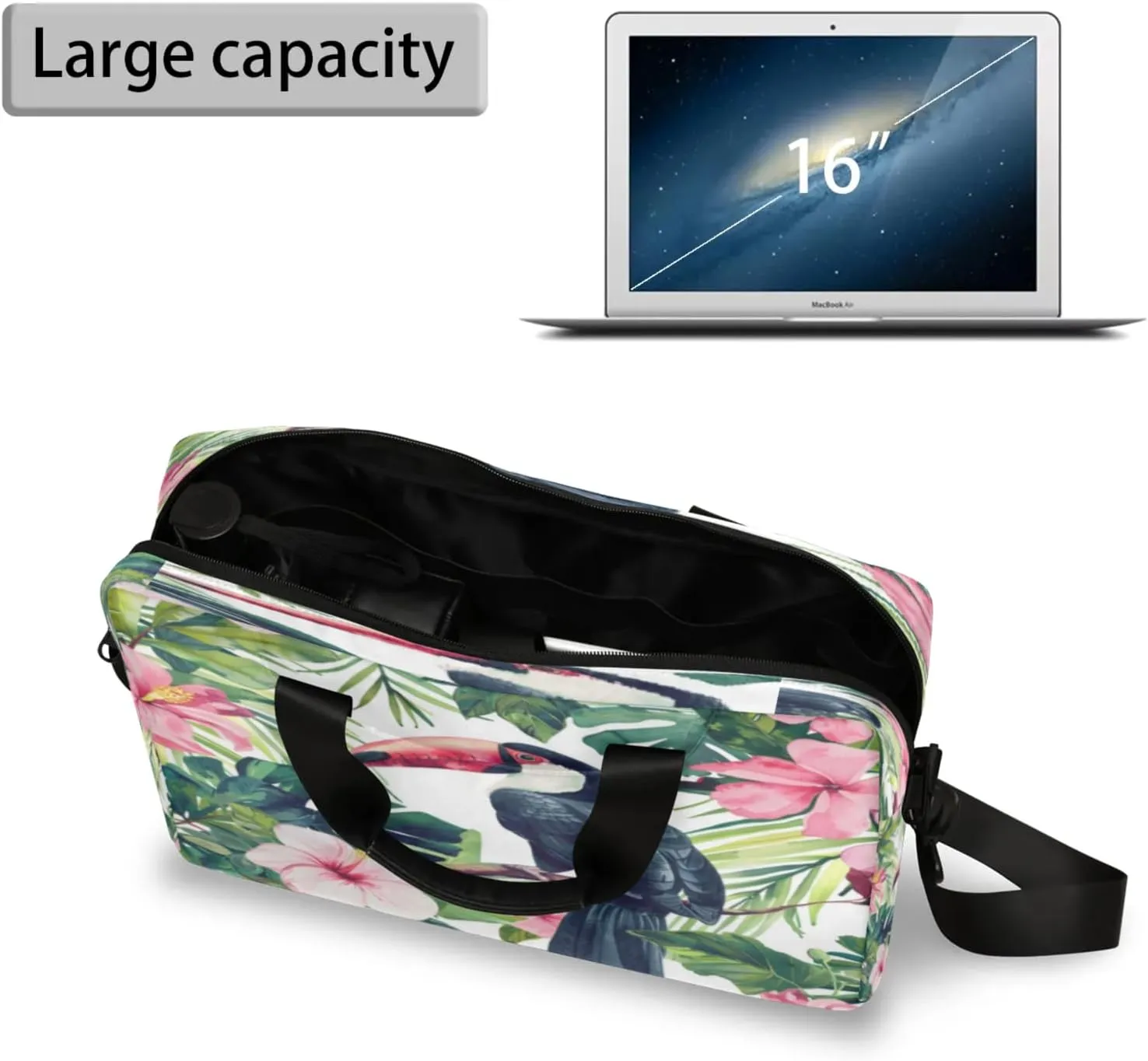 Laptop Shoulder Bag Compatible with Handle, Messenger Shoulder Case for Laptop or Tablet, Laptop Carrying Case