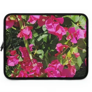 Laptop Sleeve Hot Pink Bougainvillea Flowers 7 Inch 10 Inch 13 Inch 15 Inch 17 Inch