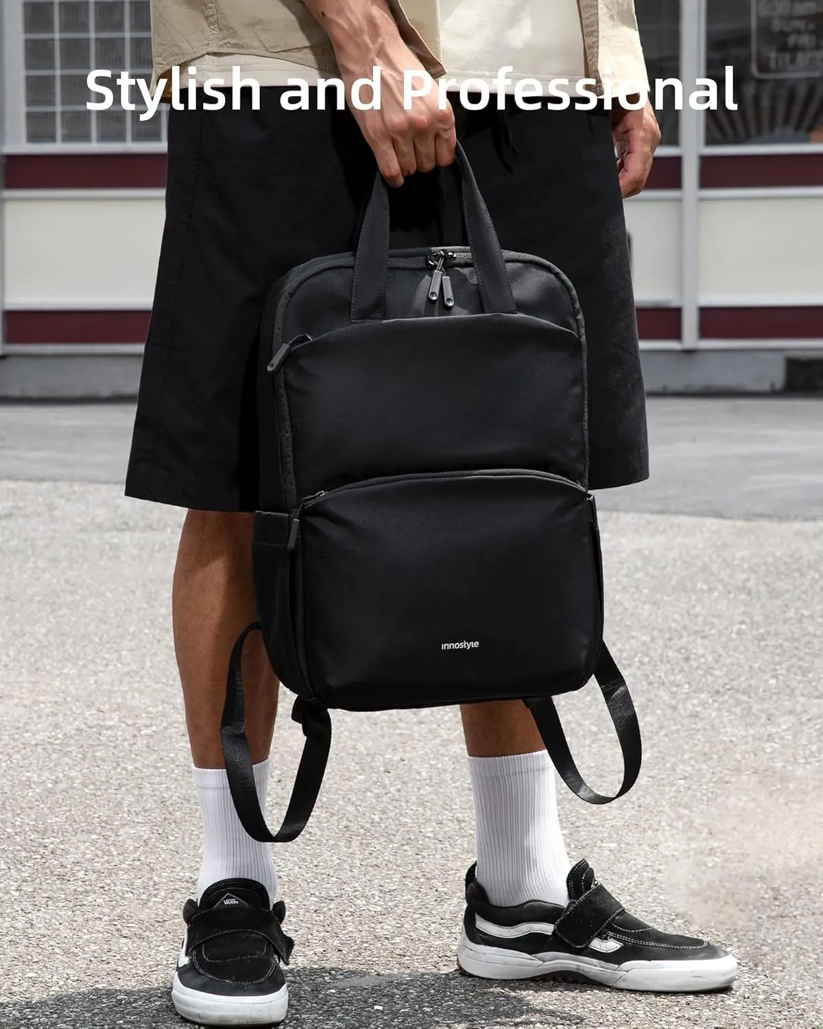 Large Casual Laptop Backpack – Lightweight Water-Resistant Travel Backpack for Work, College & Daily Commute, Fits 16-inch Laptop & 12.9-inch iPad