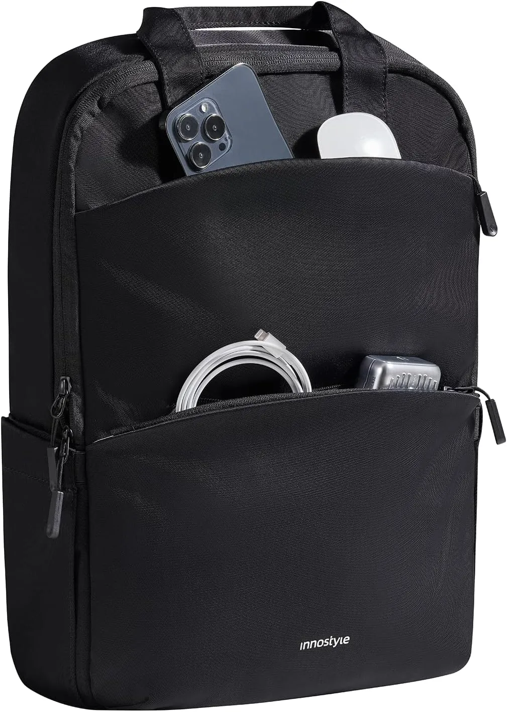 Large Casual Laptop Backpack – Lightweight Water-Resistant Travel Backpack for Work, College & Daily Commute, Fits 16-inch Laptop & 12.9-inch iPad