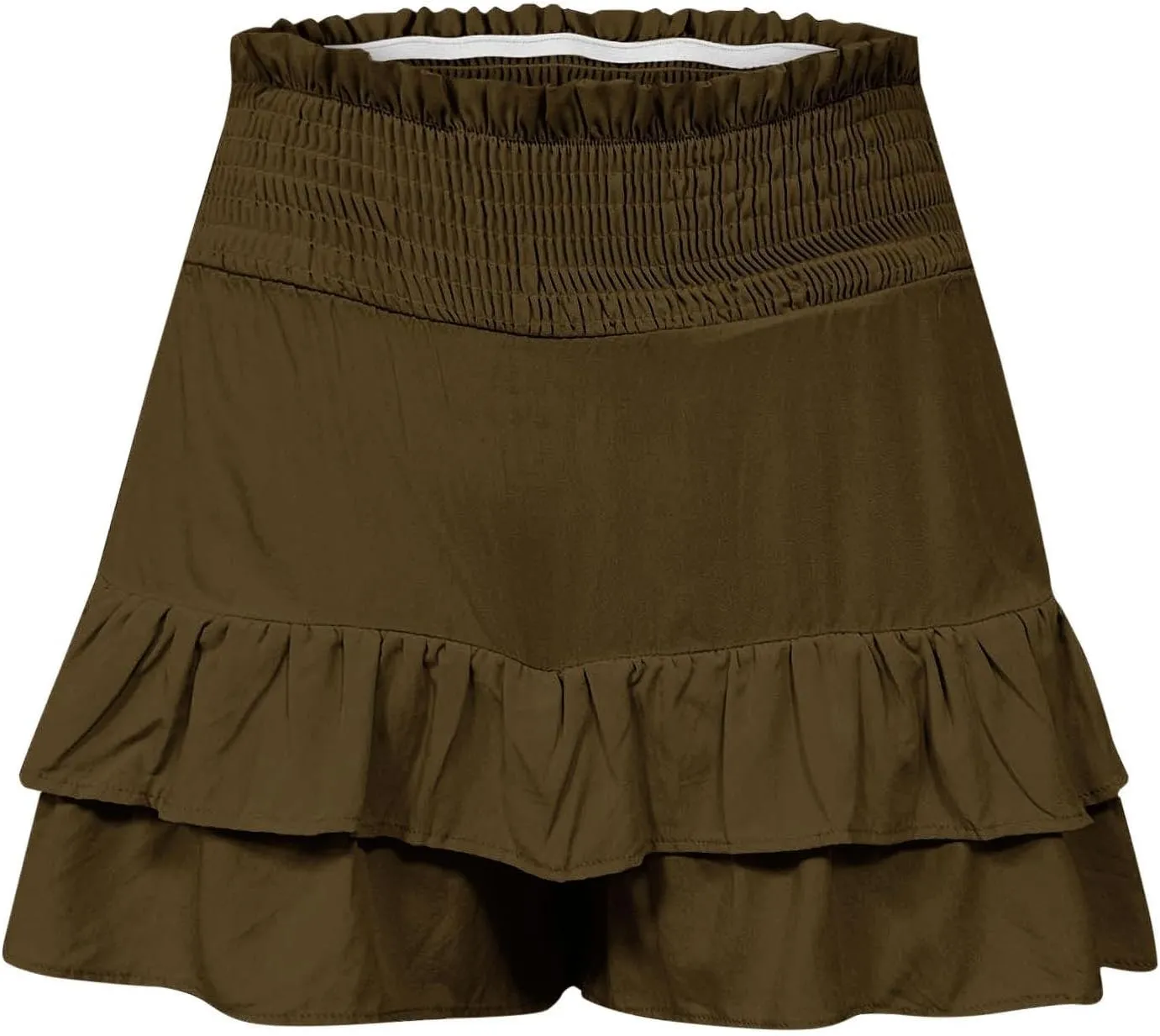 Lastesso Shorts for Women Trendy Cute Flowy Dance Shorts Ruched High Waisted Summer Vacation Shorts Comfy Cotton Short Pants