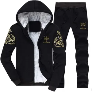 Lavnis Men's 2 Pieces Tracksuits Running Jogging Sports Suits Athletic Long Sleeve Sweatsuit
