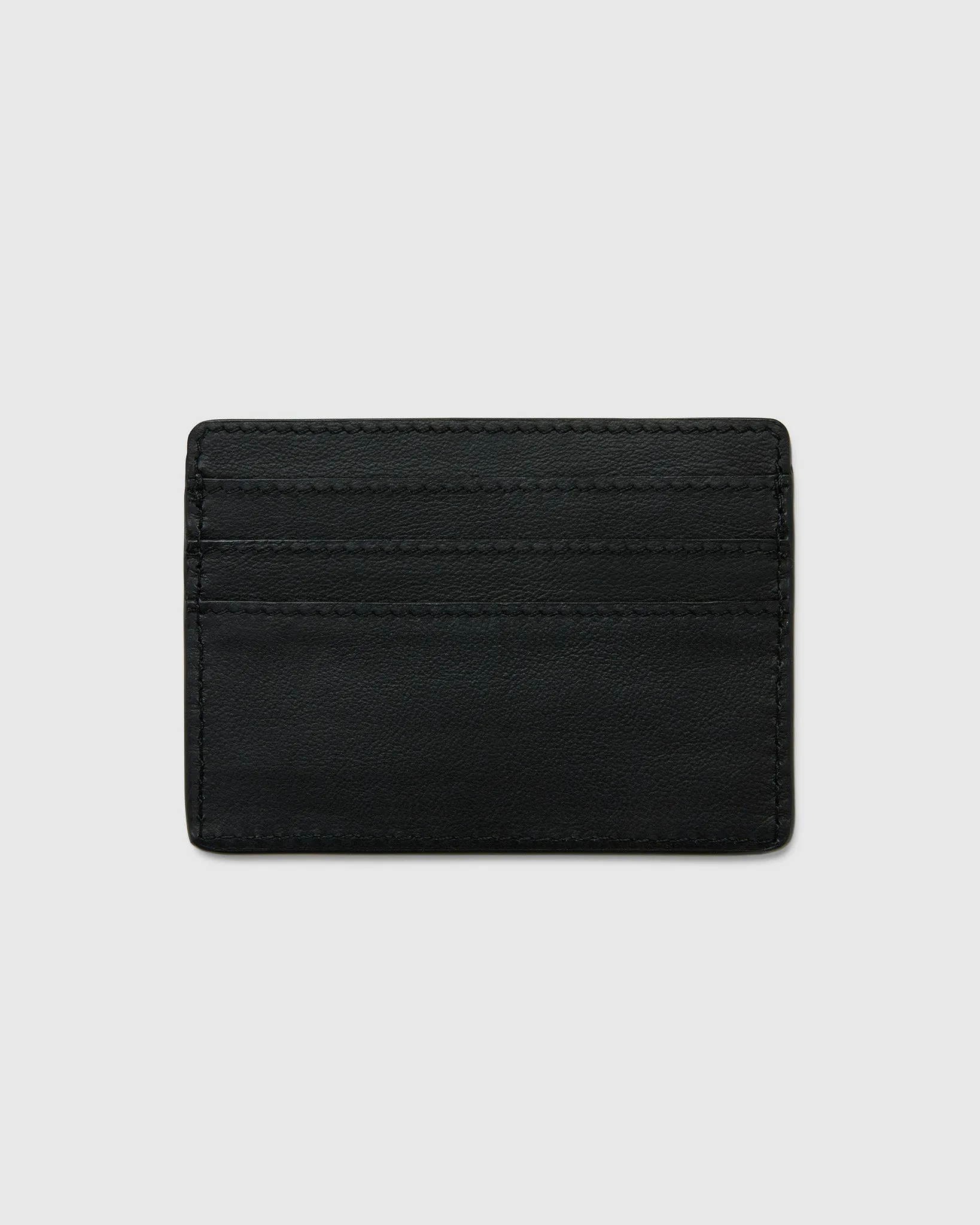 Leather Card Holder - Black