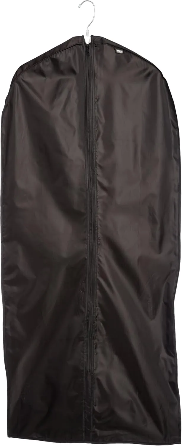 Lewis N. Clark Travel Garment Bag Cover for Airplane, Car, Everyday Use-Heavy-Duty, Lightweight, Water-Resistant, Perfect for Suits, Dresses, or Uniforms, 47” Length, Black, One Size