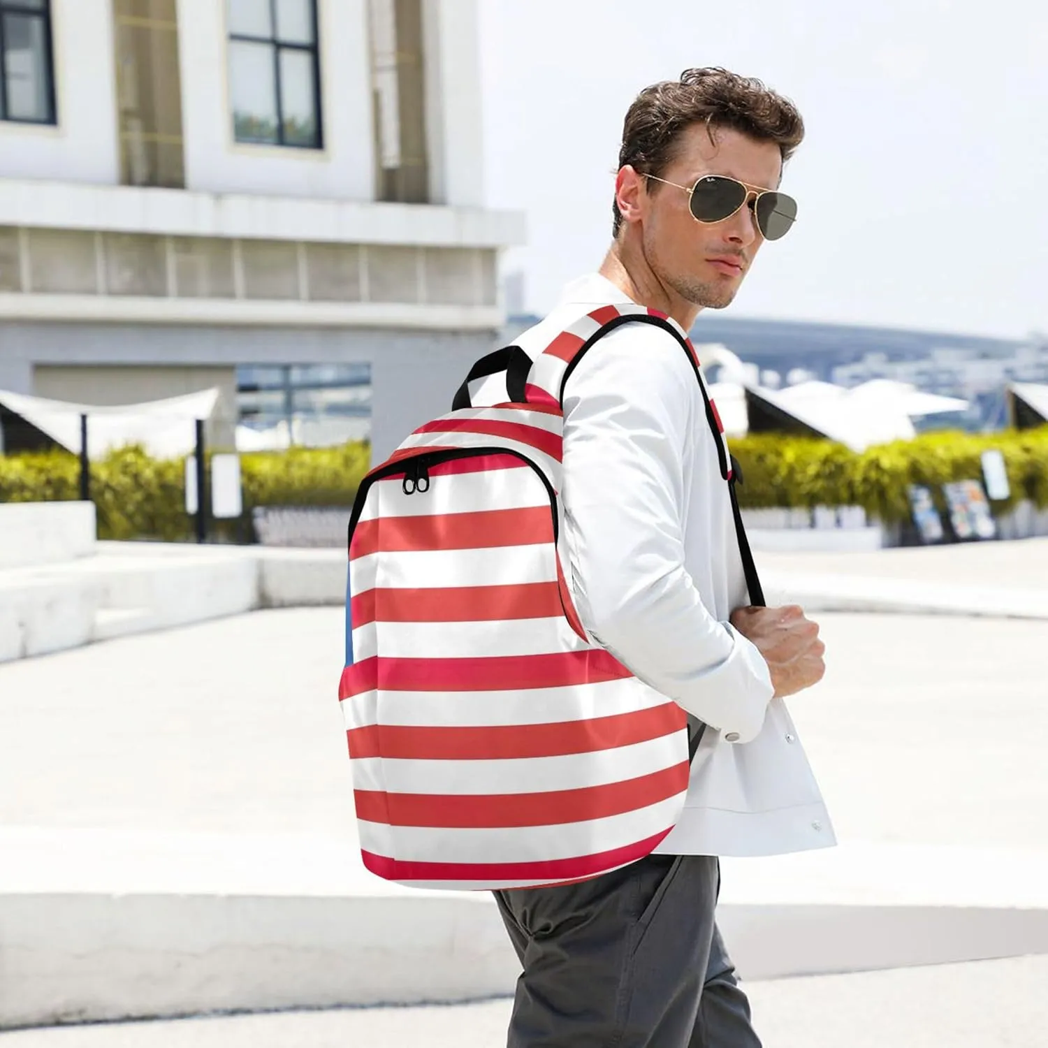 Liberia Flag Fashion Cute Woman Casual Daypack Backpacks Gifts Teen College Bookbag