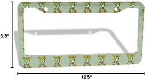 Licenses Plate Covers Holders,Yoshi Intro Jump License Plate Frames Tag Holder Cover