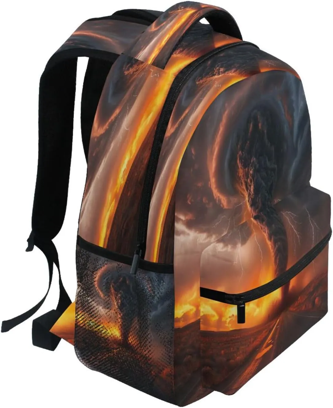 Lightning Tornado Backpack, Water Resistant Laptop Backpack Travel Casual Daypack#891