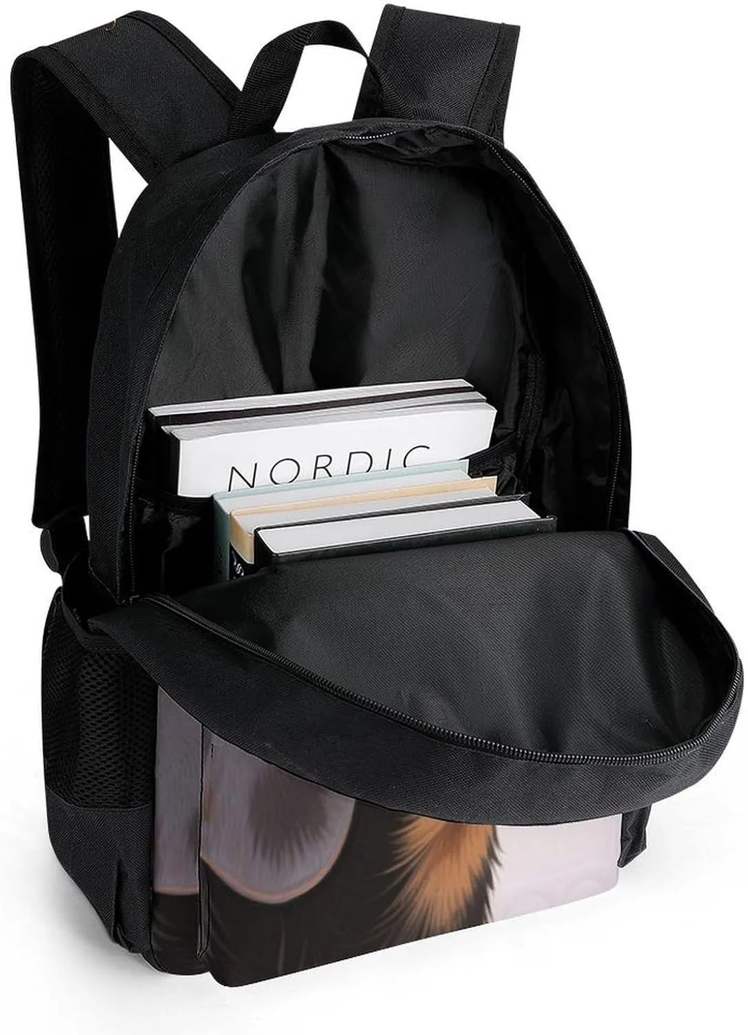 Lightweight Daypack for Camping Business Walking Cycling - Large Capacity Anti-Theft Multipurpose Bookbag, Cartoon Dachshund Weiner Dog Pet Art Gym Outdoor Hiking Backpack