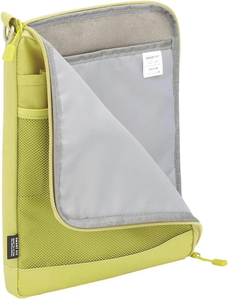 LIHITLAB Laptop Sleeve, Water & Stain Repellent, Vertical for Backpack, 7.9" x 10.2", Black (A7682-24)