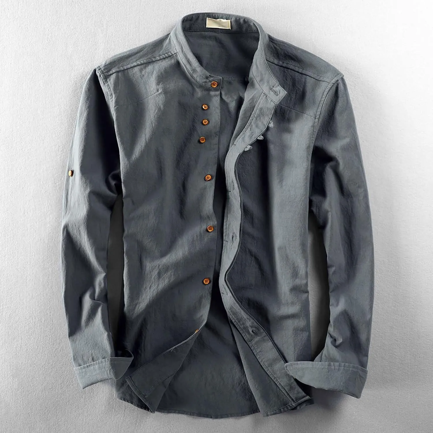 Linen Blazer Men Casual Summer Lightweight Coats Button Down Big and Tall Trendy Fashion Business Interview Formal Coat