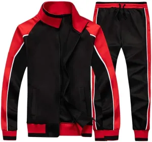 Litteking Men's Tracksuits Sweat Suit Casual Long Sleeve 2 Piece Outfit Sports Jogging Suits Set