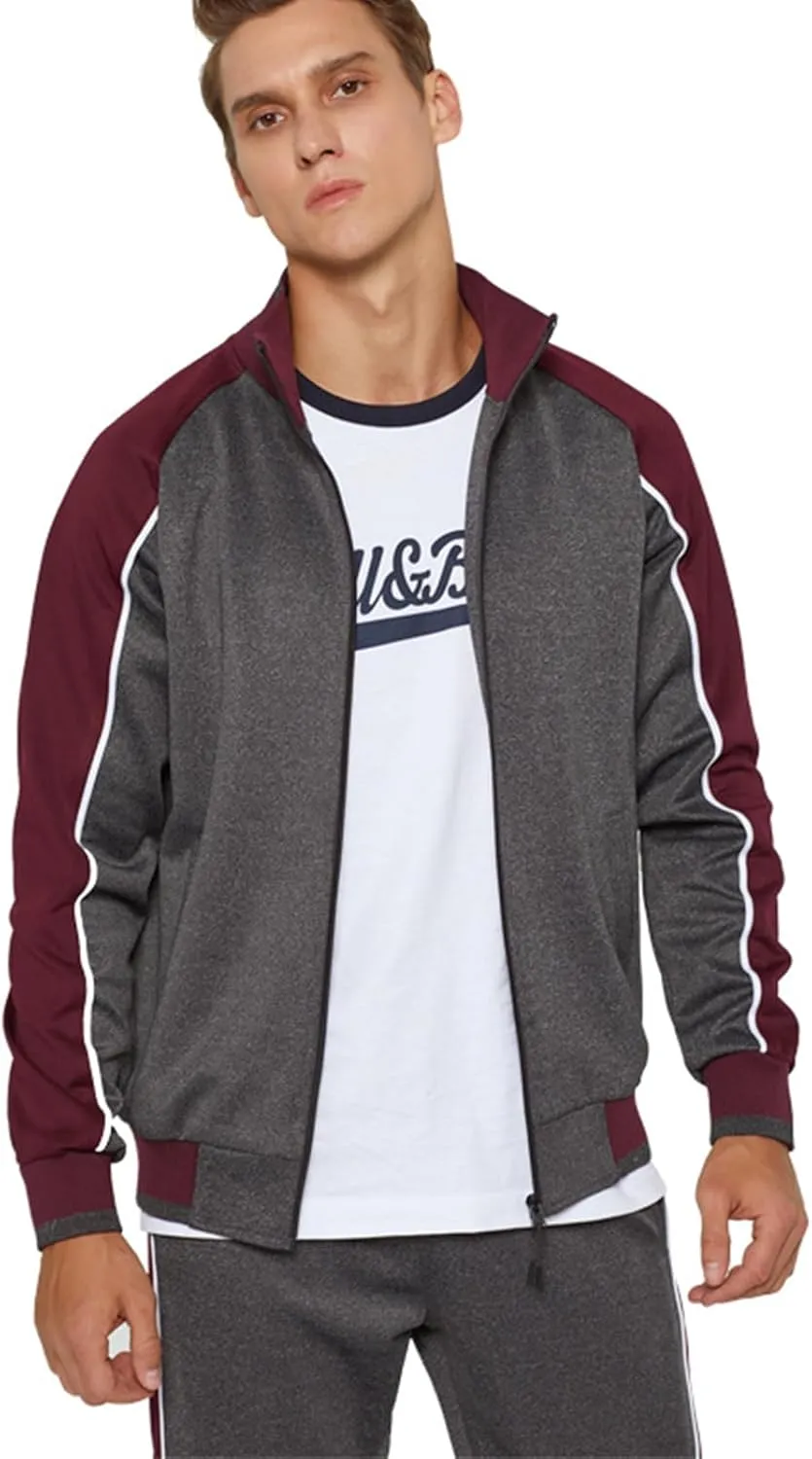 Litteking Men's Tracksuits Sweat Suit Casual Long Sleeve 2 Piece Outfit Sports Jogging Suits Set