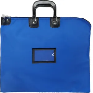 Locking Document HIPAA Bag 16 x 20 with Handles (Royal Blue)