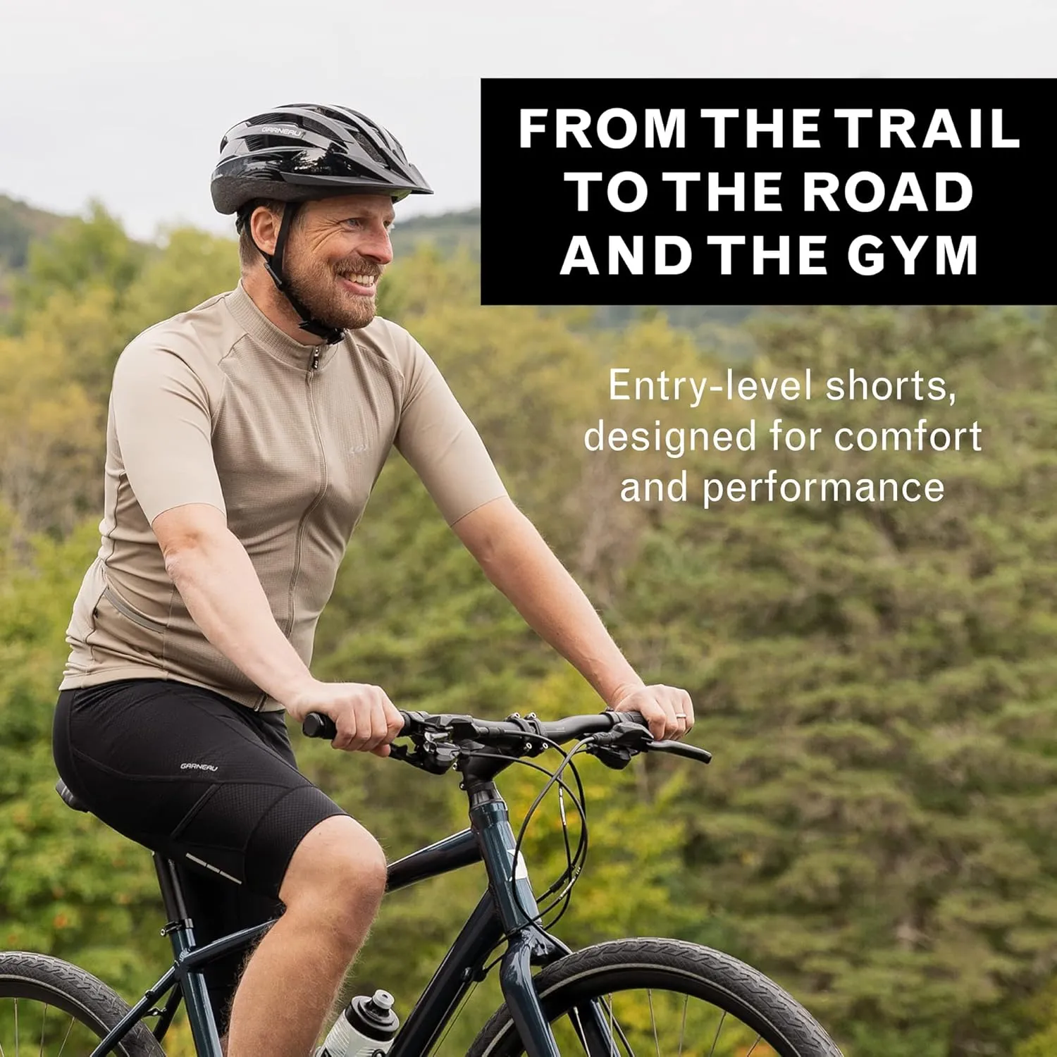 Louis Garneau, Men’s Optimum 2 Shorts, Padded, Stretchable, Breathable & Quick Drying
