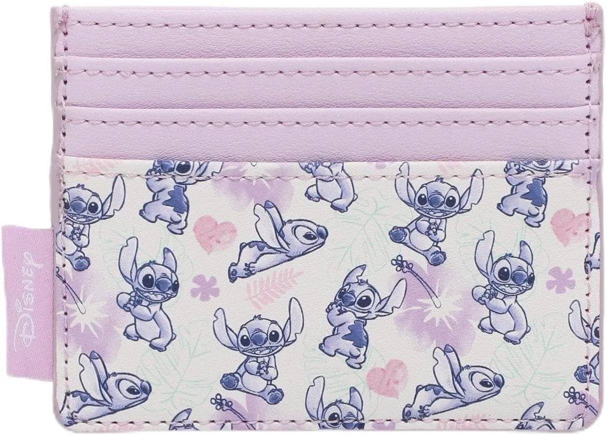 Loungefly Disney Stitch Tropical Heart Pastel Cardholder LAVENDER NONE